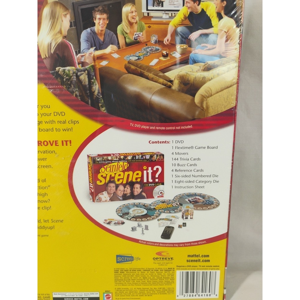 Mattel Scene It DVD Game Seinfeld Edition New & Sealed - Picture 5 of 8